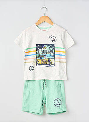 Set șort verde BOBOLI băiat
