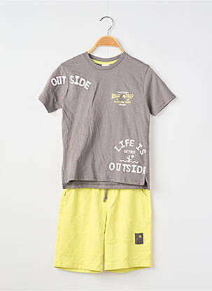 Set șort gri BOBOLI băiat