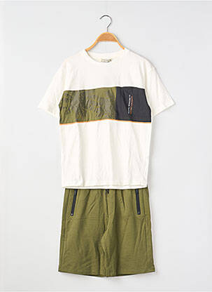 Set șort verde NUKUTAVAKE băiat