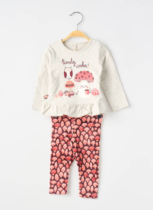 Set pantaloni roșu BOBOLI fată