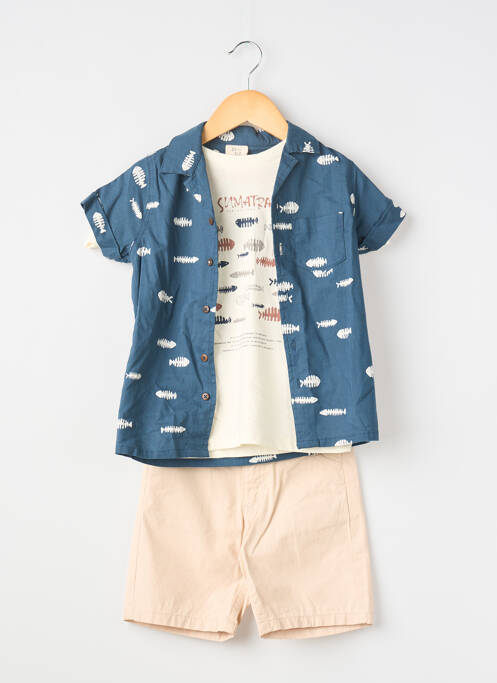 Set șort albastru ZY băiat