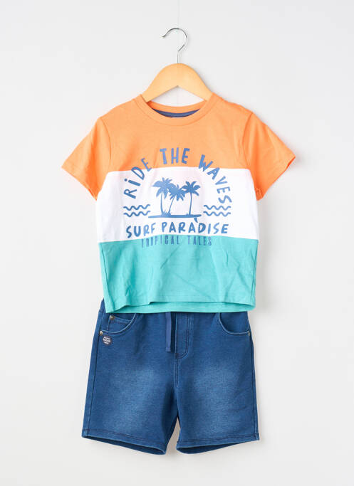 Set șort albastru BOBOLI băiat