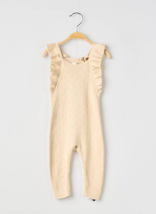 Salopetă-pantalon bej NOPPIES fată