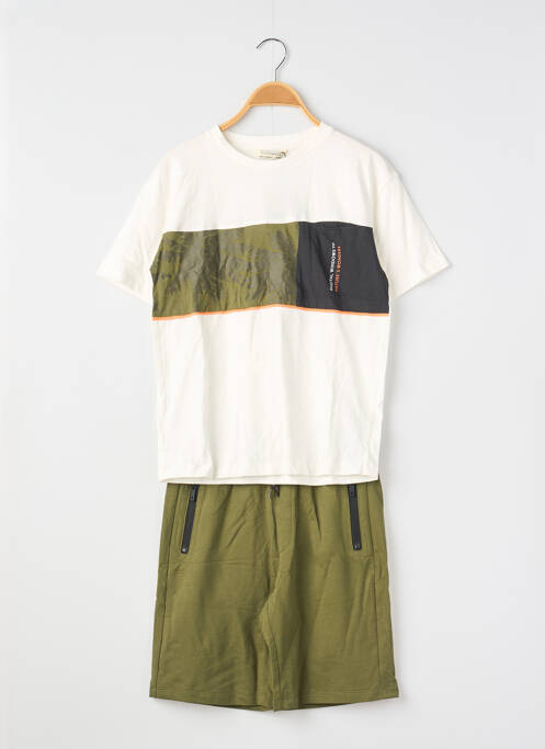 Set șort verde NUKUTAVAKE băiat