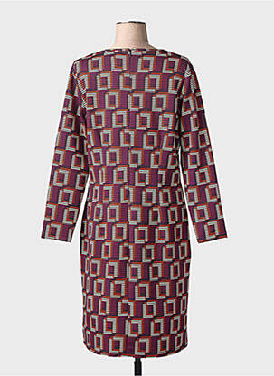 Rochie midi mâneci lungi mâneci lungi violet MERI & ESCA femeie