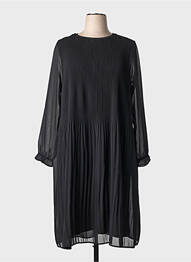 Rochie midi croială fluidă mâneci lungi negru CISO femeie