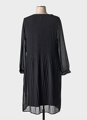Rochie midi croială fluidă mâneci lungi negru CISO femeie