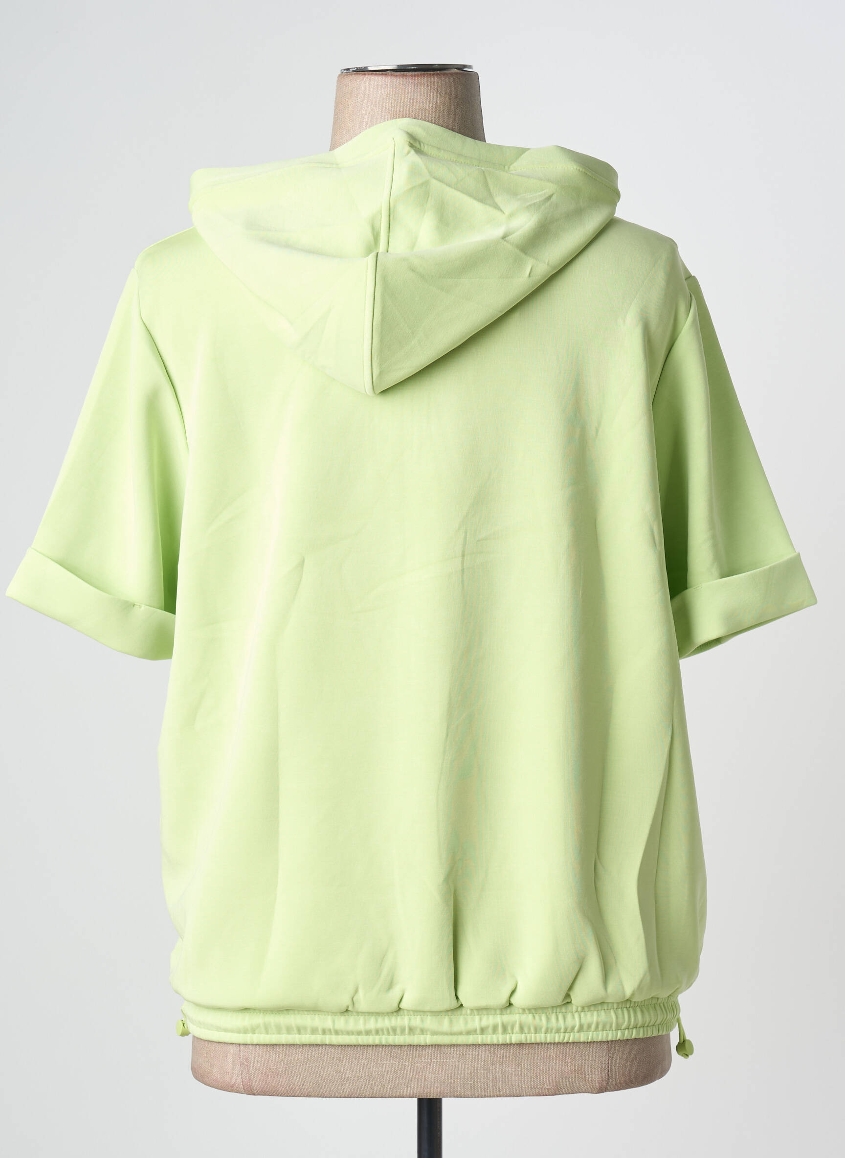 Jachete casual guler rotund verde TRIANGLE femeie