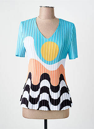 Tricou albastru LEO & UGO femeie