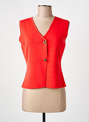 Vestă fără mâneci roșu ATELIER DE MILA femeie