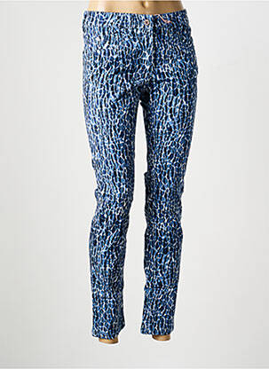 Pantalon slim buzunare albastru ZRS TIMELESS femeie
