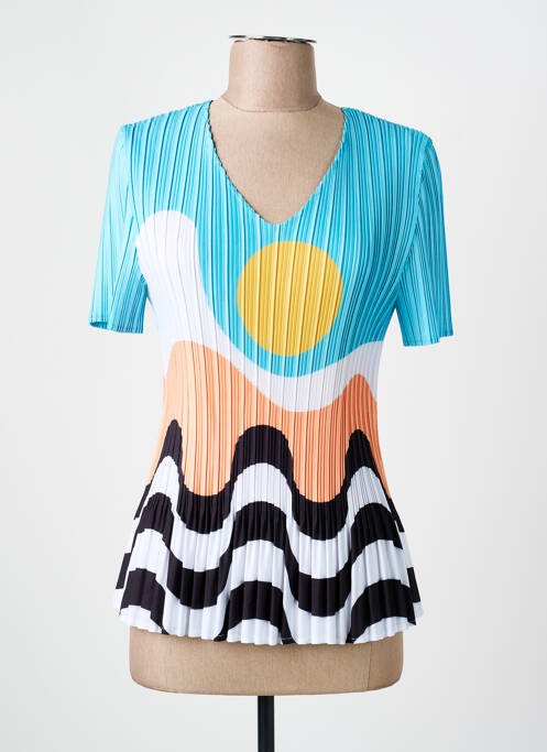 Tricou albastru LEO & UGO femeie