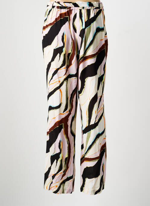 Pantalon drept talie elastică negru ANDAM femme