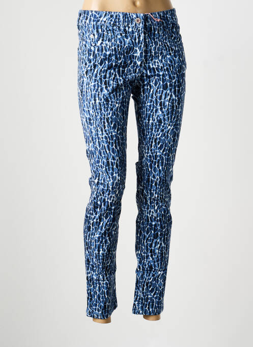 Pantalon slim buzunare albastru ZRS TIMELESS femme