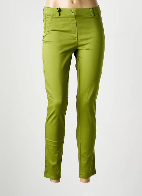 Pantalon 7/8 talie elastică verde EAST DRIVE femme