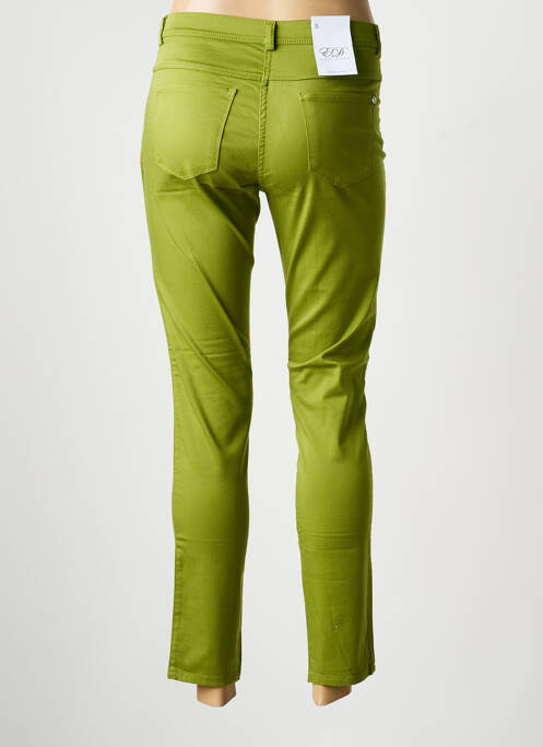 Pantalon 7/8 talie elastică verde EAST DRIVE femme