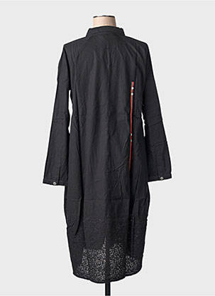 Rochie midi mâneci lungi mâneci lungi negru RHUM RAISIN femeie