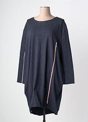 Rochie midi mâneci lungi mâneci lungi albastru RHUM RAISIN femeie
