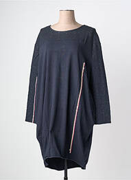 Rochie midi mâneci lungi mâneci lungi albastru RHUM RAISIN femme