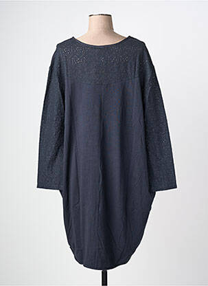 Rochie midi mâneci lungi mâneci lungi albastru RHUM RAISIN femeie