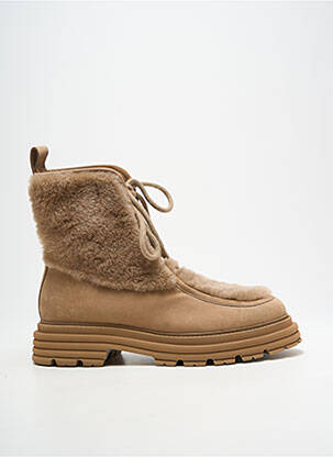 Botine/ghete nubuc toc de 4 la 6 cm maro KENNEL UND SCHMENGER femeie