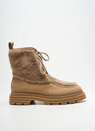Botine/ghete nubuc toc de 4 la 6 cm maro KENNEL UND SCHMENGER femme
