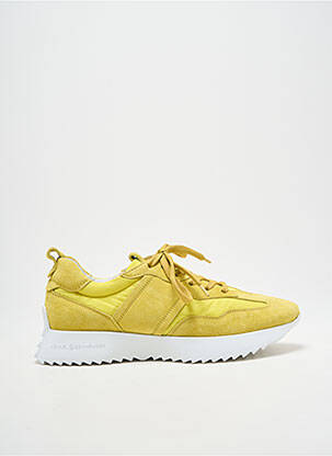 Adidași vârf rotund toc de 4 la 6 cm galben KENNEL UND SCHMENGER femme