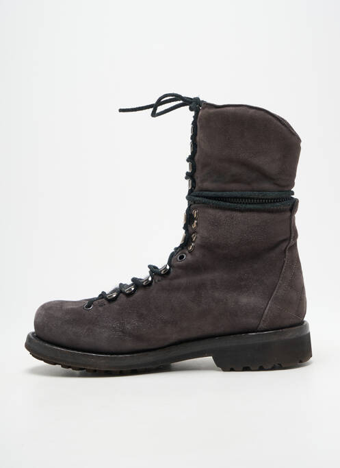 Botine/ghete toc mic toc plat până la 3 cm gri BUTTERO femme