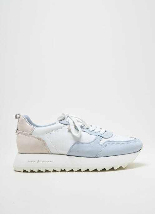 Adidași vârf rotund toc de 4 la 6 cm albastru KENNEL UND SCHMENGER femme