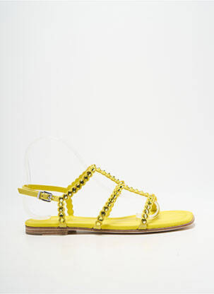 Sandale/pantofi decupați chiquet toc plat până la 3 cm galben KENNEL UND SCHMENGER femme