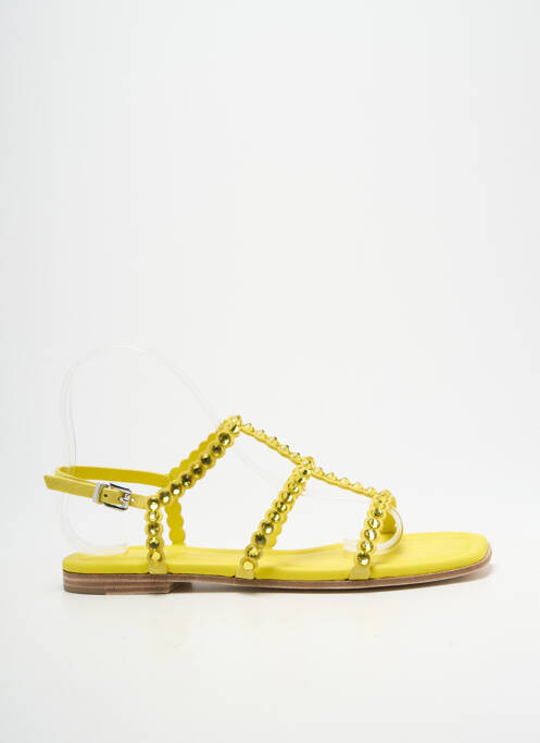 Sandale/pantofi decupați chiquet toc plat până la 3 cm galben KENNEL UND SCHMENGER femme