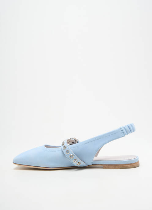 Sandale/pantofi decupați chiquet toc plat până la 3 cm albastru KENNEL UND SCHMENGER femme