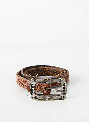 Curea cusături întărite maro RALPH LAUREN femeie