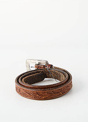 Curea cusături întărite maro RALPH LAUREN femeie