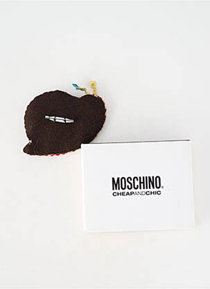 Broșă bej MOSCHINO femeie