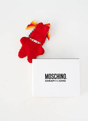 Broșă roșu MOSCHINO femeie