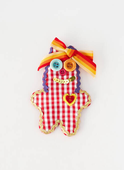 Broșă roșu MOSCHINO femme