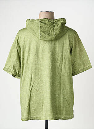 Tricou croială dreaptă mâneci scurte verde SHEEGO femeie