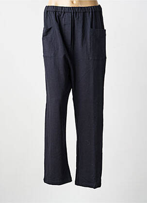 Pantalon drept talie elastică albastru RHUM RAISIN femeie