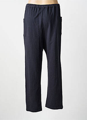 Pantalon drept talie elastică albastru RHUM RAISIN femeie