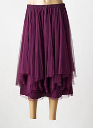 Fustă lungă croială evazată violet RHUM RAISIN femme