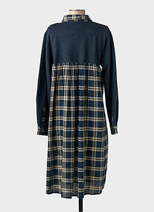Rochie midi mâneci lungi mâneci lungi albastru RHUM RAISIN femeie