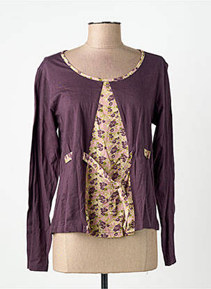Tricou mâneci lungi mâneci lungi violet RHUM RAISIN femeie