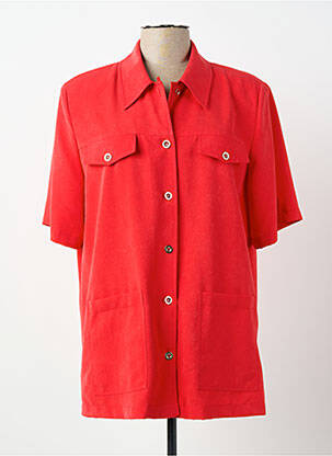 Cămașă mâneci scurte mâneci scurte roșu PRUNELLE femme