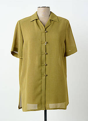 Cămașă mâneci scurte mâneci scurte verde PIER BÉ femme