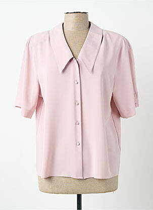 Cămașă mâneci scurte mâneci scurte roz ELLE AIME PARIS femme