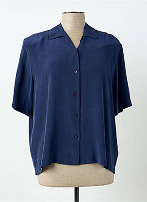 Cămașă mâneci scurte mâneci scurte albastru ALTAVILLA femme