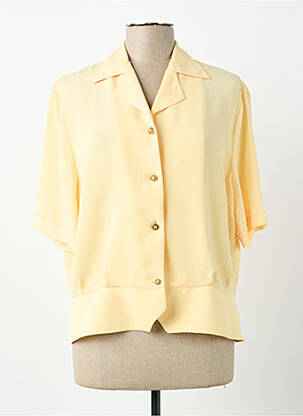 Cămașă mâneci scurte mâneci scurte galben PIER BÉ femme