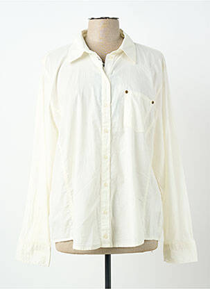 Cămașă croială dreaptă mâneci lungi bej MASSANA femme