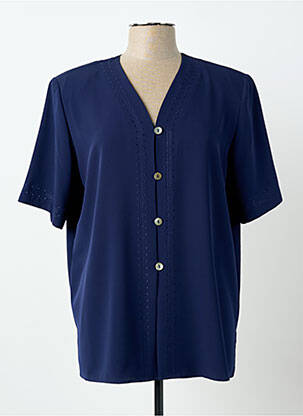 Cămașă mâneci scurte mâneci scurte albastru PRUNELLE femme